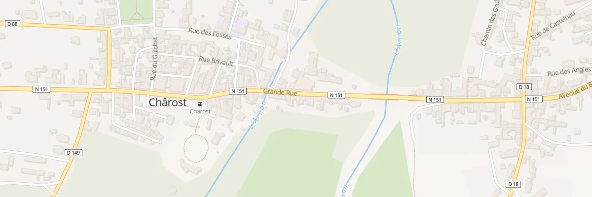 Plan du 21 Grande Rue à Chârost