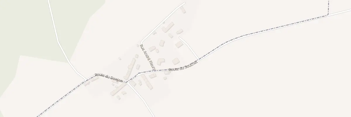 Plan du 13 Rte du Souchet à Lazenay