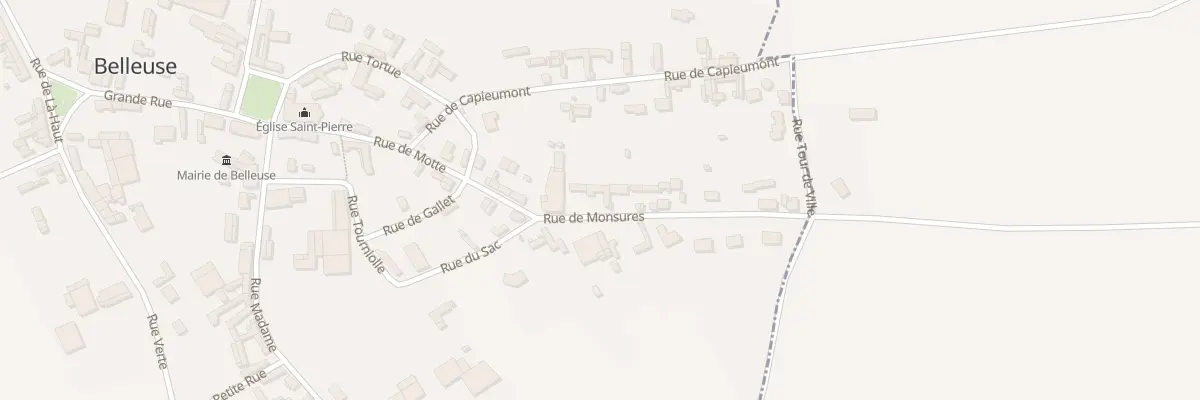 Plan du 7 Rue de Monsures à Belleuse