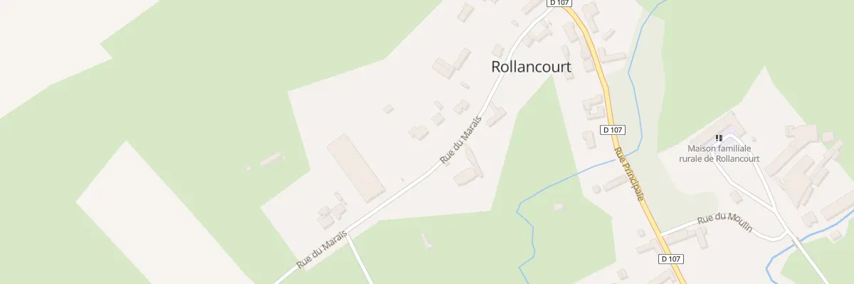 Plan du 9 Rue du Marais à Rollancourt