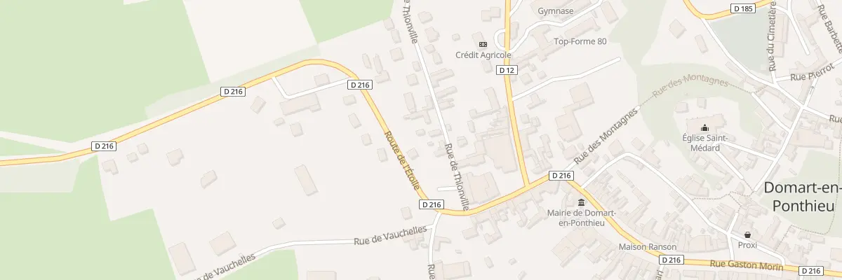 Plan du 5 Rue de Thionville à Domart-en-Ponthieu