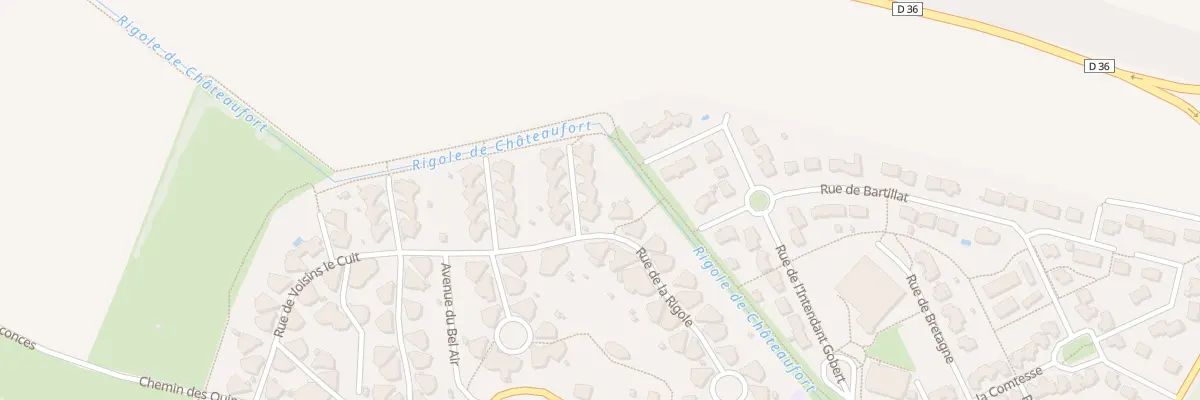 Plan du 6 Imp du Pré aux Anes à Villiers-le-Bâcle