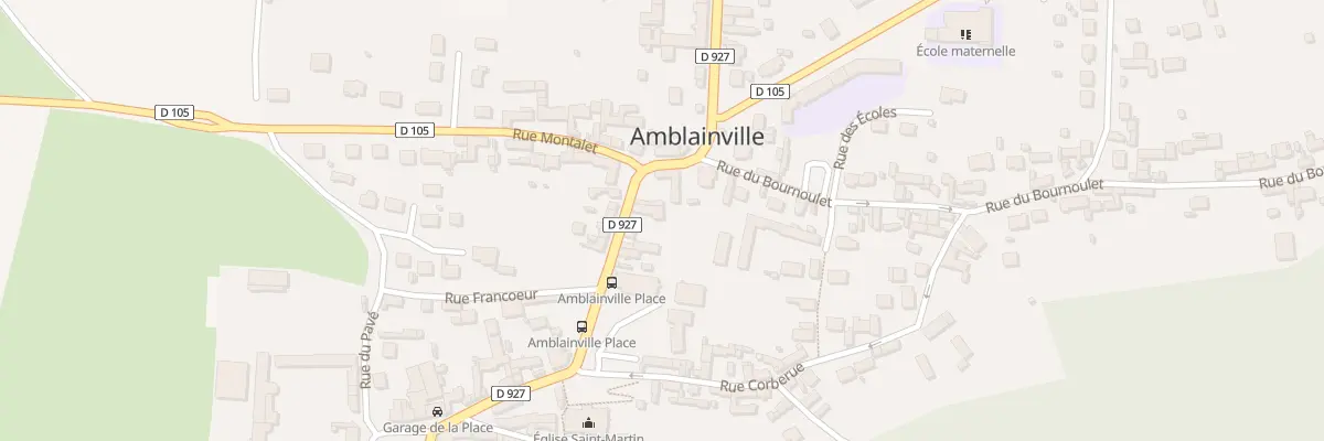 Plan du 34 Rue Nationale à Amblainville