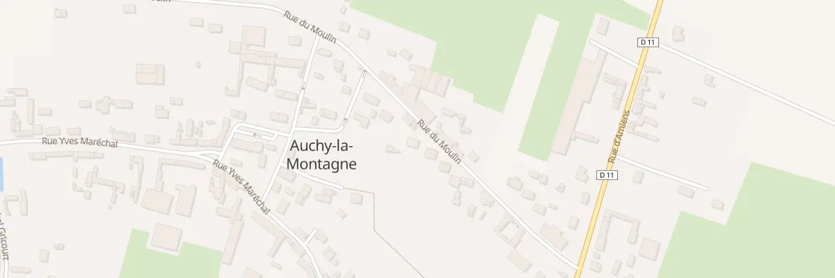Plan du 15 Rue du Moulin à Auchy-la-Montagne