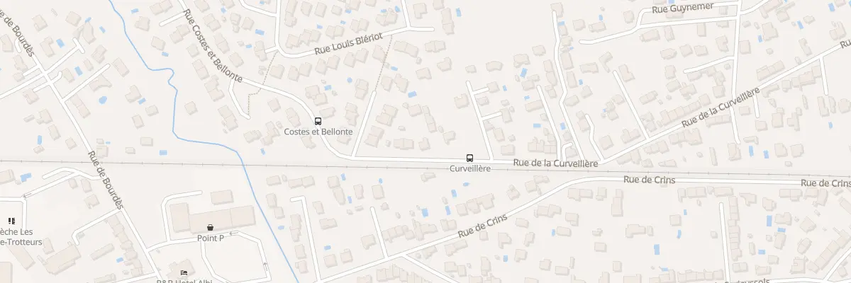 Plan du 158 Rue de la Curveillère à Albi