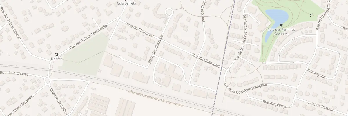 Plan du 18 Rue du Champart à Conflans-Sainte-Honorine