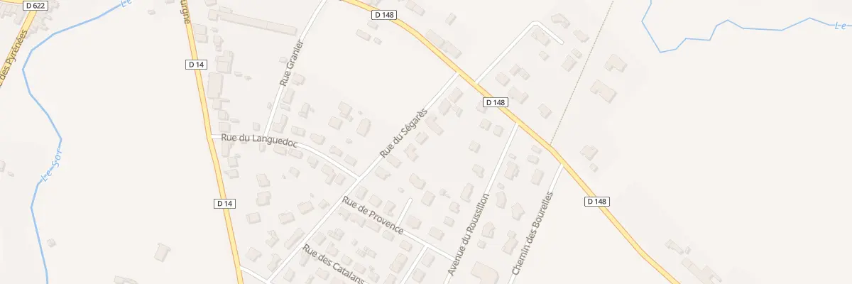 Plan du 7 Rue du Ségarès à Soual