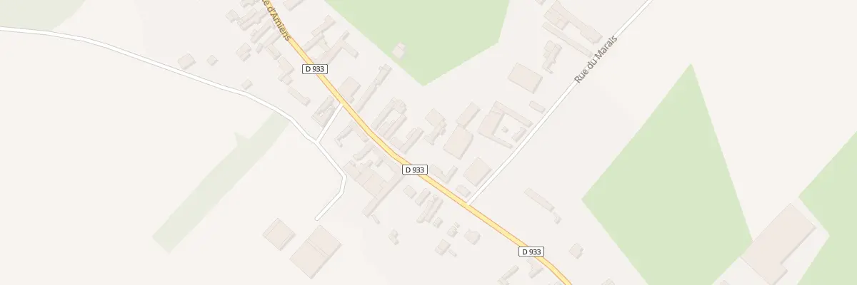 Plan du 38 Rte d’Amiens à Maizicourt