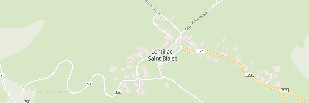 Plan du 5027 Lentillac à Lentillac-Saint-Blaise