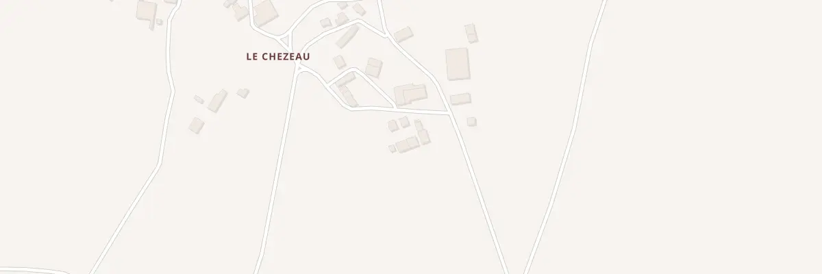 Plan du 5154 Le Chezeau à Vijon