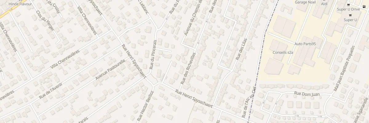 Plan du 36 Rue des Richevilles à Conflans-Sainte-Honorine