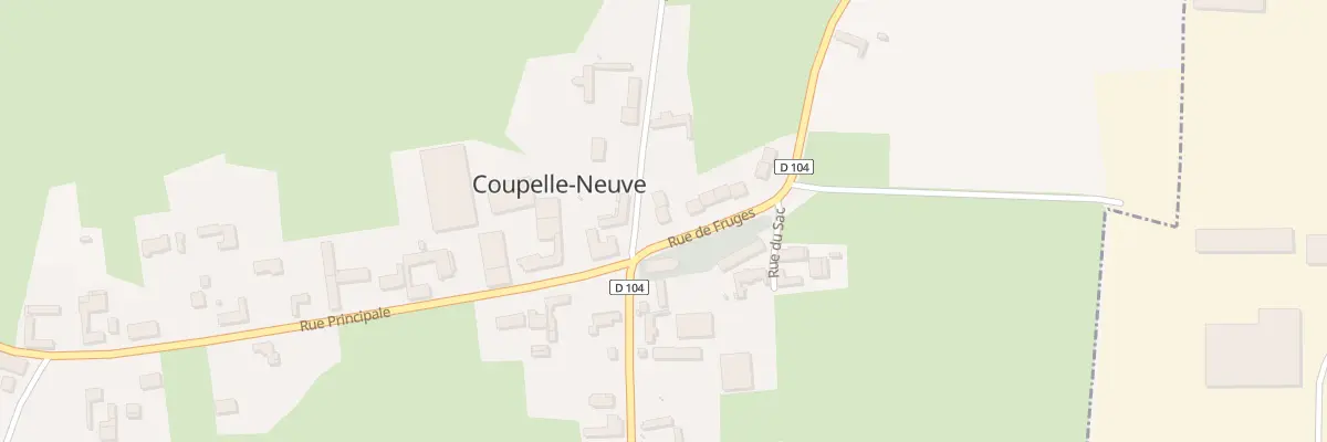 Plan du 2 Rue du Marais à Coupelle-Neuve