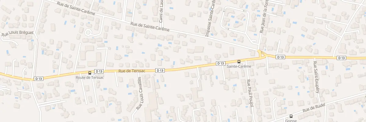 Plan du 110 Rue de Terssac à Albi