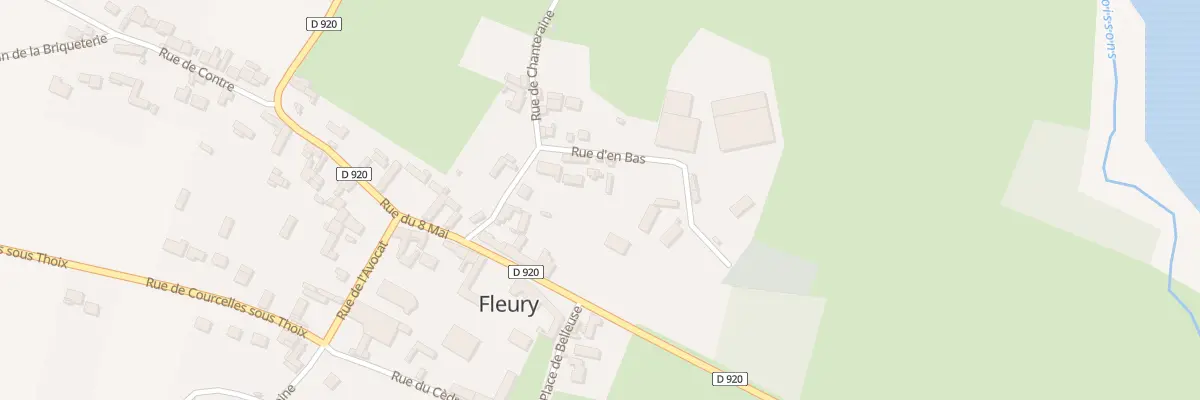 Plan du 9 Rue d’En Bas à Fleury