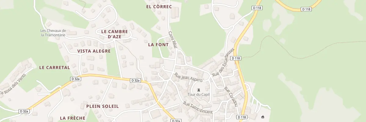 Plan du 5 Rue du Carcanet à La Llagonne