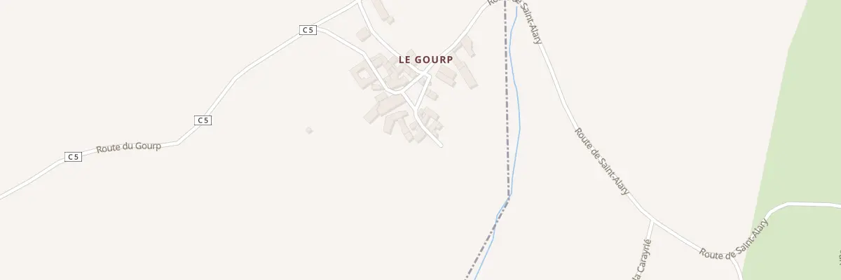 Plan du 5068 Le Gourp à Jouqueviel