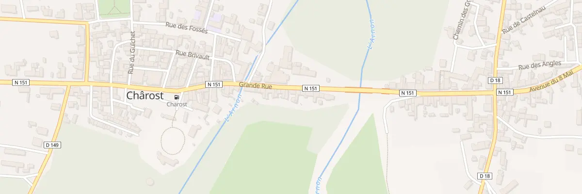 Plan du 13 Gr Grande Rue à Chârost