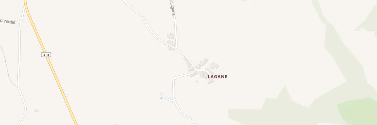 Plan du 5016 Lagane à Linac