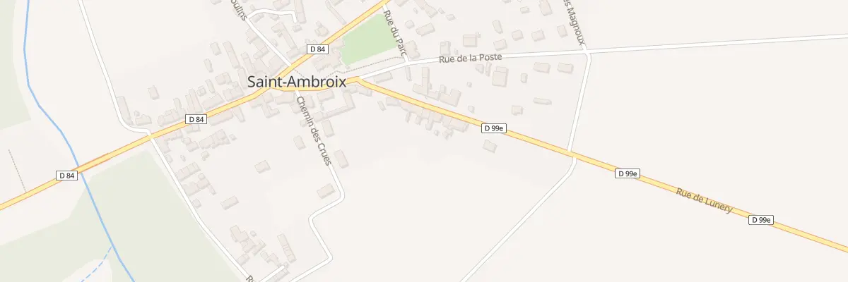 Plan du 12 Rue de Lunery à Saint-Ambroix