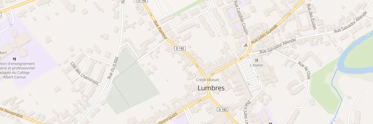 Plan du 13 Rue Pasteur à Lumbres