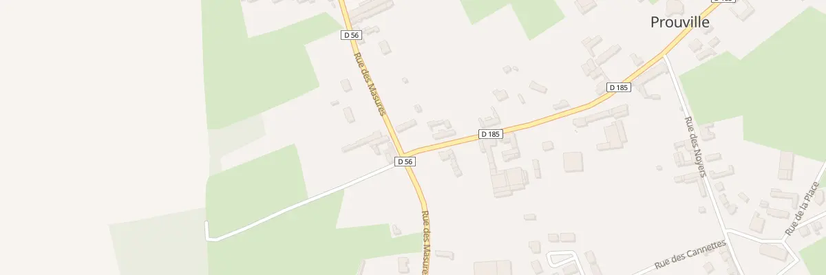 Plan du 46 Rue de l’Abbaye à Prouville