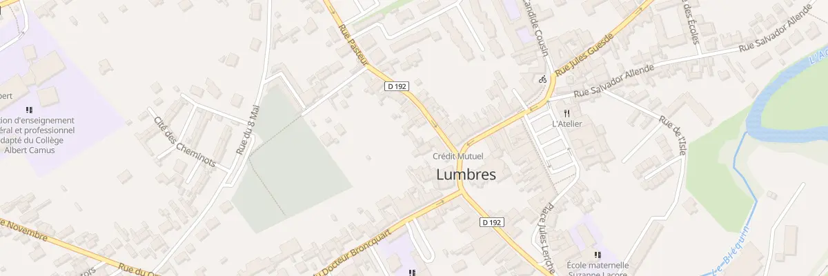 Plan du 9B Rue Pasteur à Lumbres