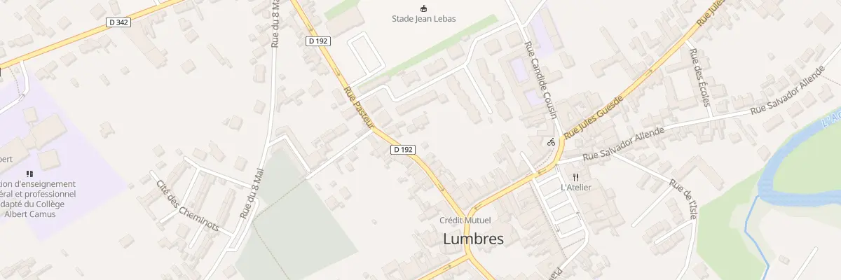 Plan du 14 Rue Pasteur à Lumbres