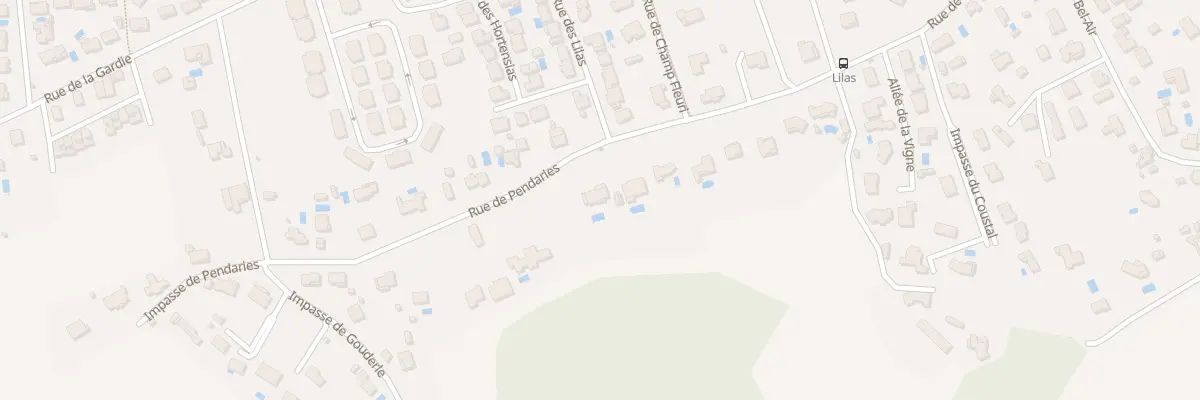 Plan du 53 Rue de Pendariès au Sequestre