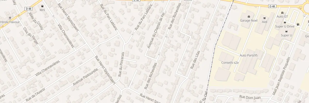 Plan du 28 Rue des Richevilles à Conflans-Sainte-Honorine