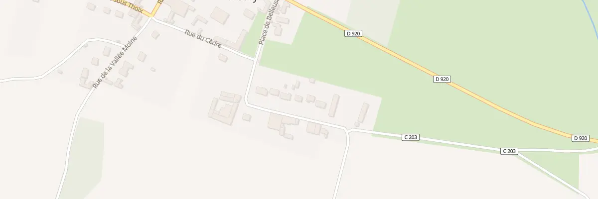 Plan du 10 Rue de Belleuse à Fleury