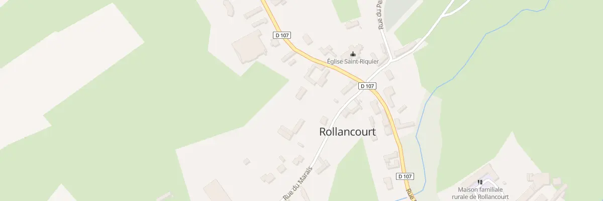 Plan du 1 Rue du Marais à Rollancourt