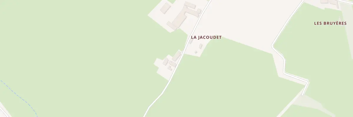 Plan du 5029 La Jacoudet à Malleret-Boussac