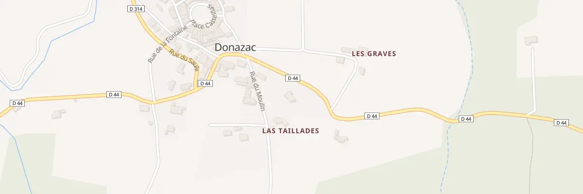 Plan du 3 Rue du Moulin à Donazac