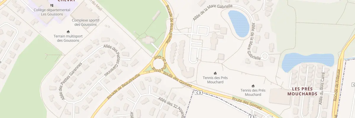 Plan du 24 Roc de Beaudreville à Gif-sur-Yvette