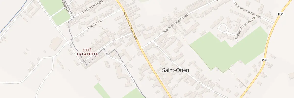 Plan du 2 Rue Ambroise Croizat à Saint-Ouen