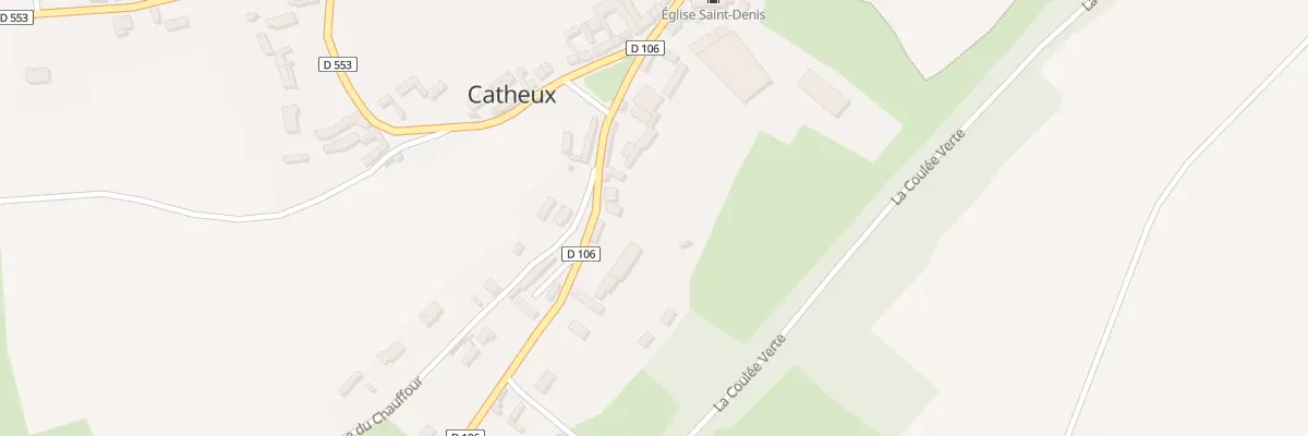 Plan du 10 Rue Principale à Catheux