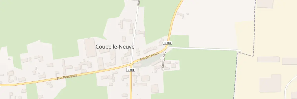 Plan du 3 Rue de Fruges à Coupelle-Neuve