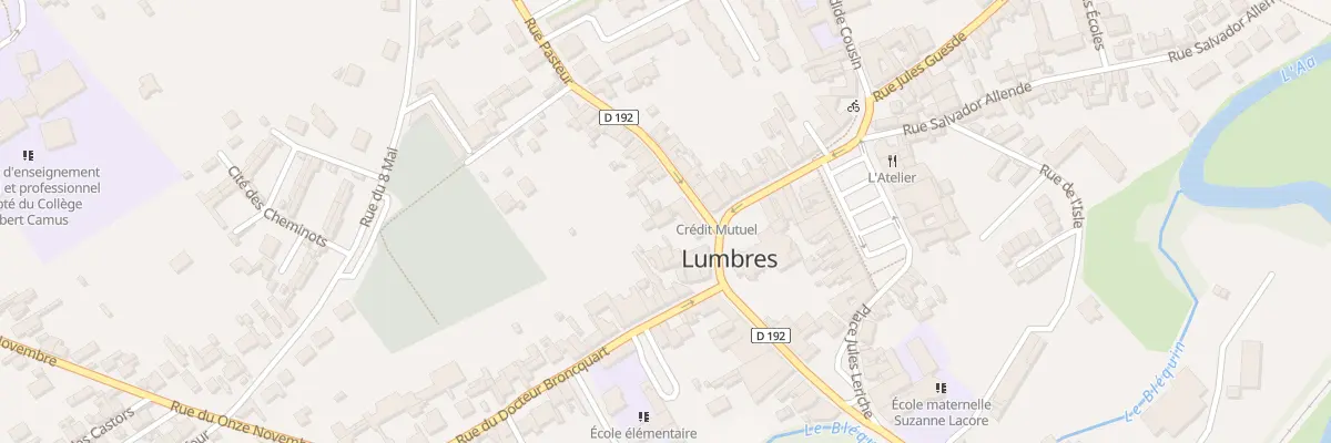 Plan du 7 Rue Pasteur à Lumbres