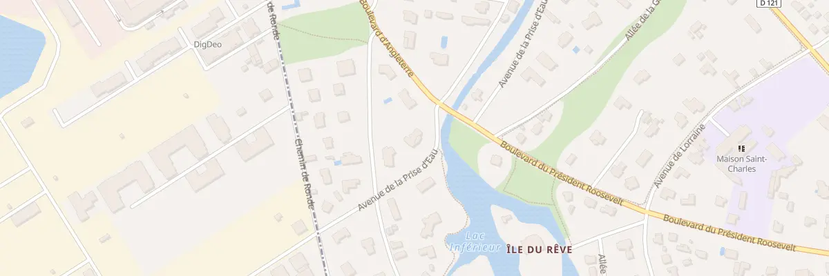 Plan du 1 Bd d’Angleterre au Vésinet