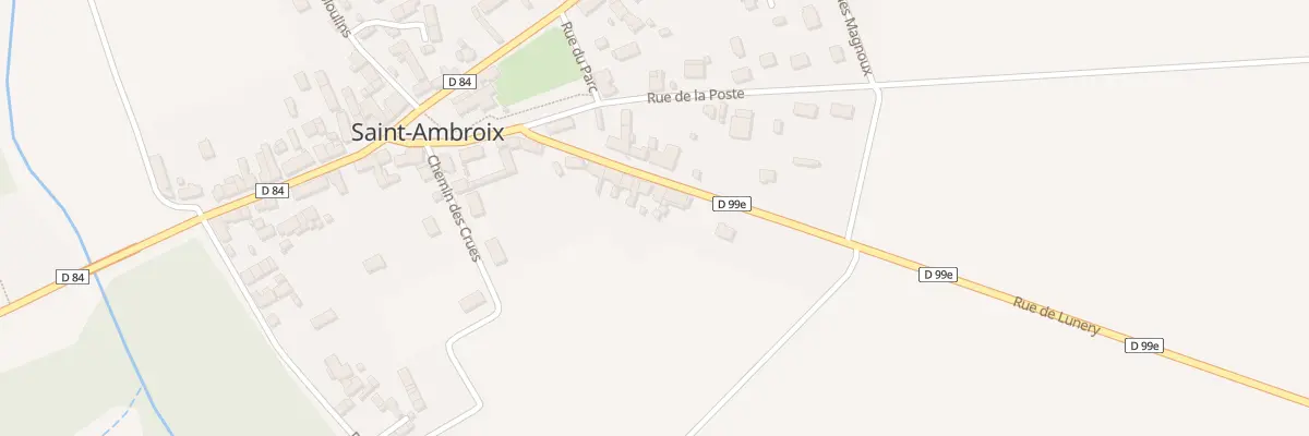 Plan du 16 Rue de Lunery à Saint-Ambroix