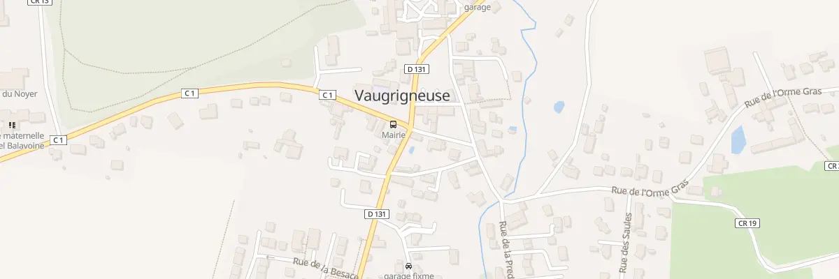Plan du 1 Rue de la Fontaine à Vaugrigneuse