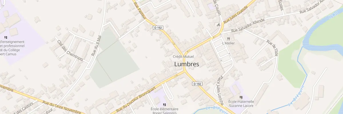 Plan du 4 Rue du Docteur Broncquart à Lumbres