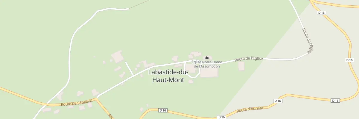 Plan du 5004 Labastide à Labastide-du-Haut-Mont