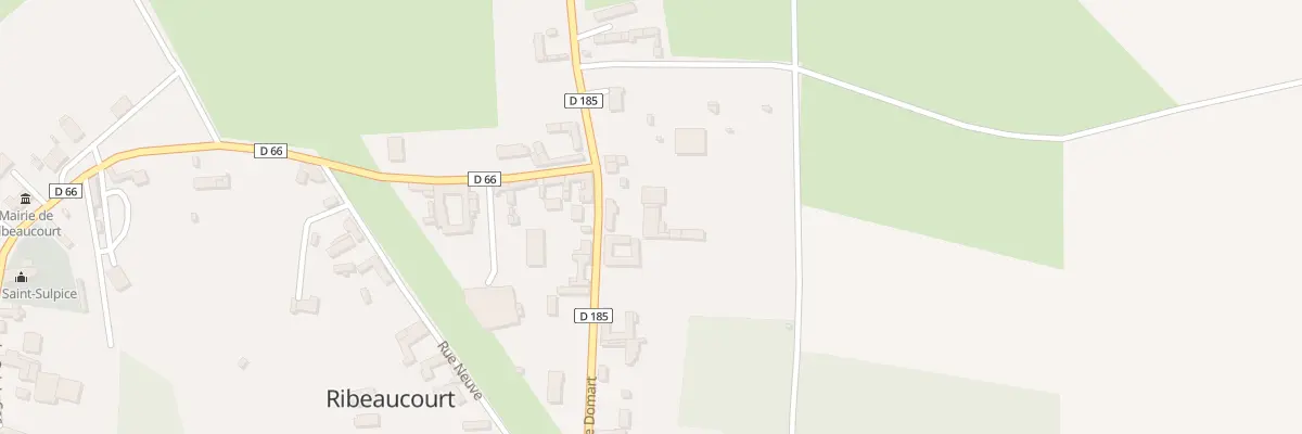 Plan du 1 Rue de Domart à Ribeaucourt