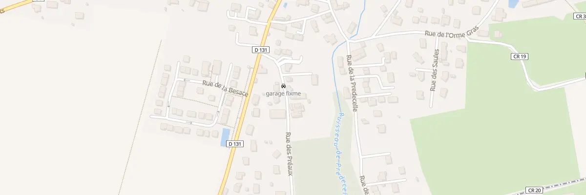 Plan du 9 Rue des Préaux à Vaugrigneuse