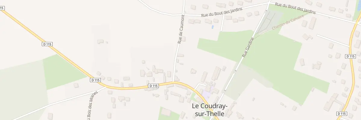 Plan du 58 Rue de Caumont au Coudray-sur-Thelle