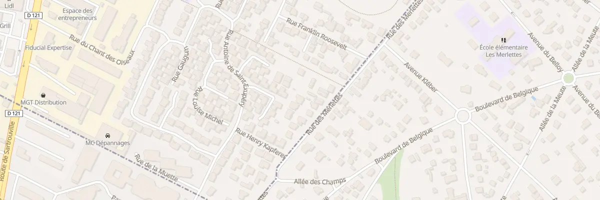 Plan du 53 Rue des Merlettes à Montesson