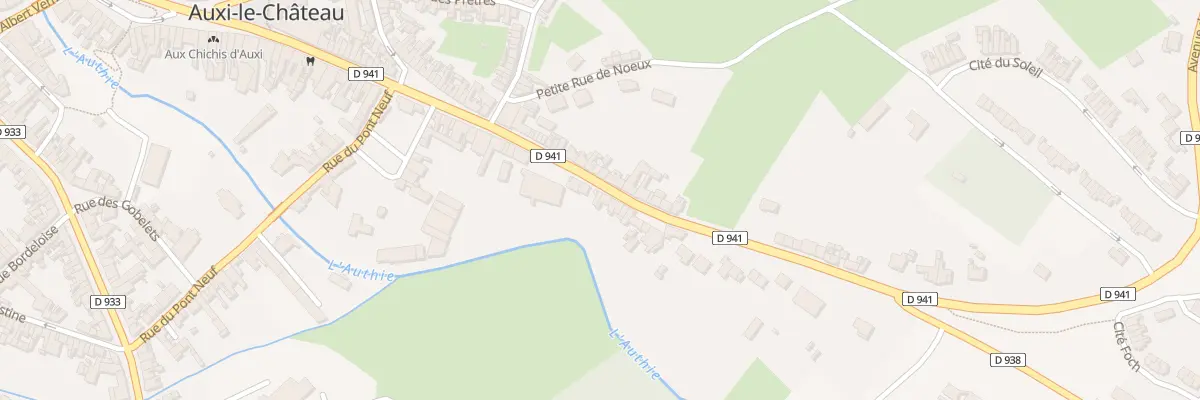 Plan du 52 Rue du Général de Gaulle à Auxi-le-Château