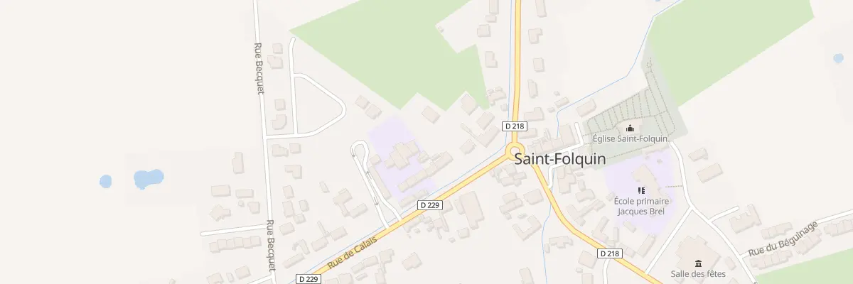 Plan du 99 Rue de Calais à Saint-Folquin