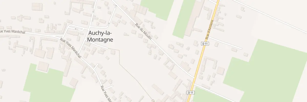 Plan du 7 Rue du Moulin à Auchy-la-Montagne